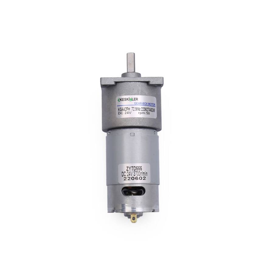 KGA-42FH 24V 50rpm Redüktörlü Dc Motor - 1