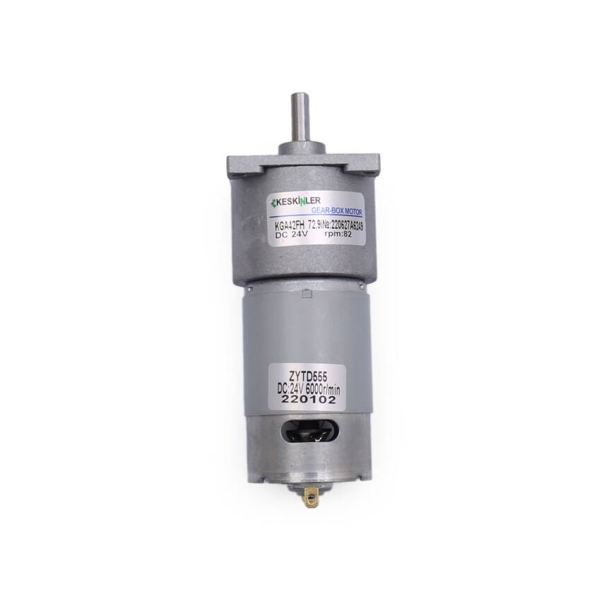 KGA-42FH 24V 82RPM Geared DC Motor - 1