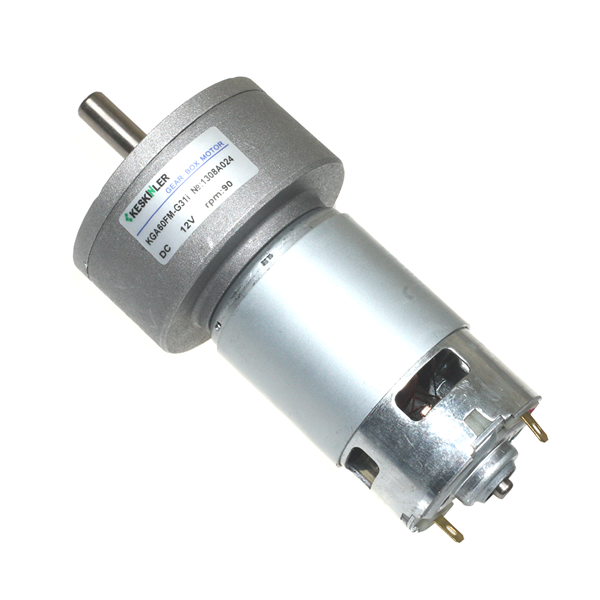 KGA-60 12V 90Rpm Redüktörlü Dc Motor - 1