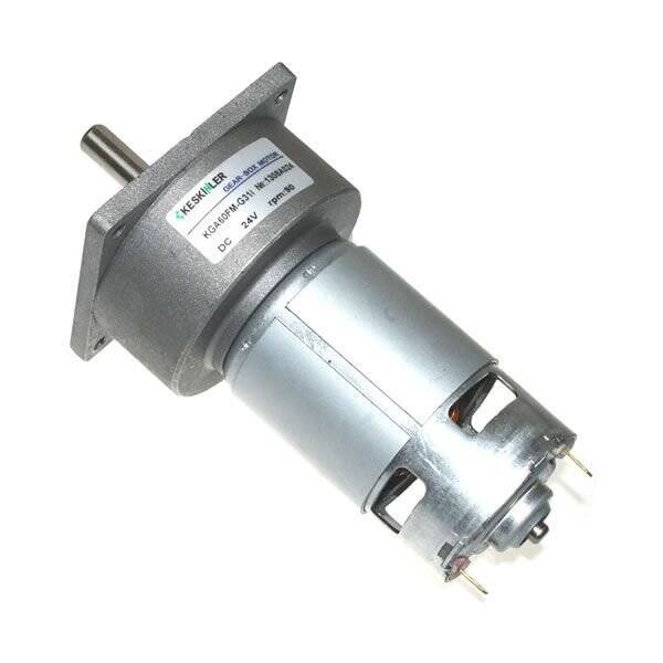 KGA-60 24V 90Rpm Redüktörlü Dc Motor - 1