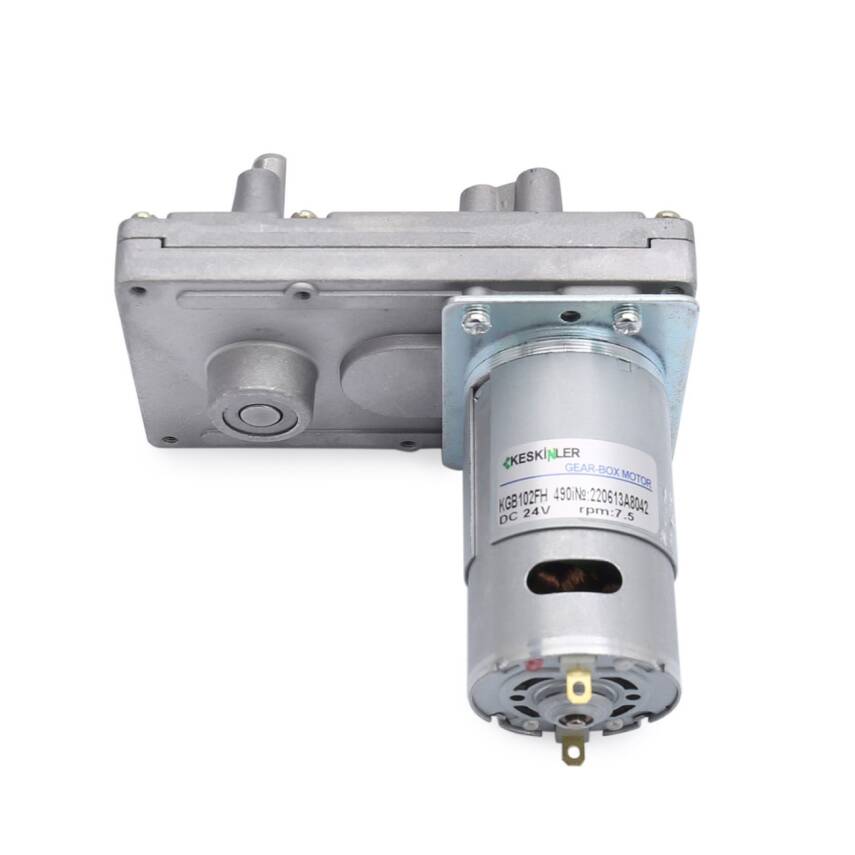 KGB-102FH 24V 7.5RPM Geared DC Motor - 2