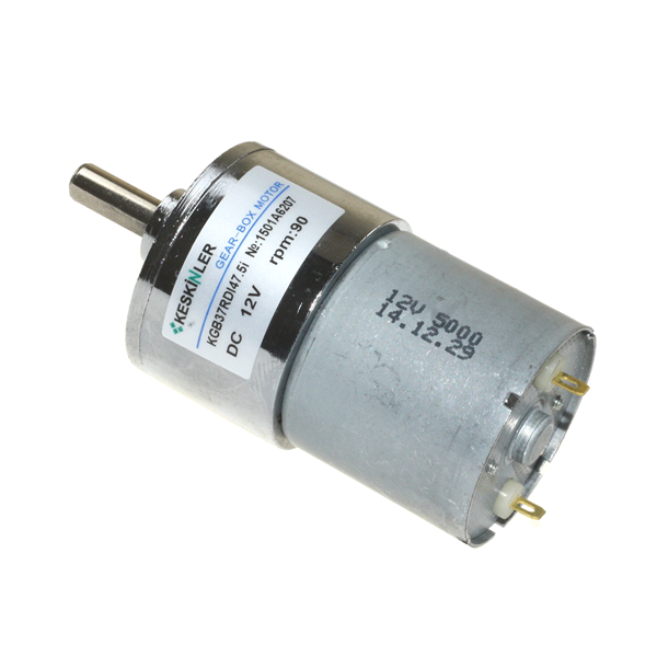 KGB-37 12V 105Rpm Redüktörlü Dc Motor - 1