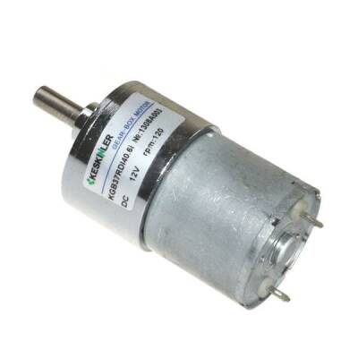KGB-37 12V 120Rpm Redüktörlü Dc Motor - 1