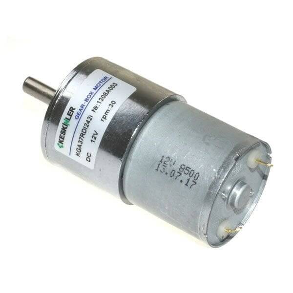 KGB-37 12V 33Rpm Redüktörlü Dc Motor - 1