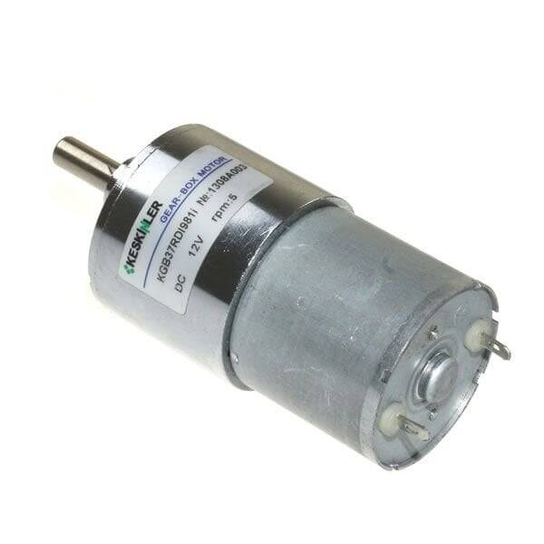 KGB-37 12V 5Rpm Geared DC Motor - 1