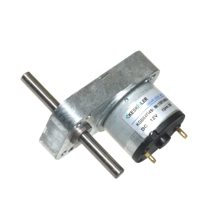 KGB-64 12V 30Rpm Redüktörlü DC Motor - 1