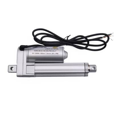 KGRA 24V 100MM 2000N IP65 Hall Sensor Linear Actuator Motor - Keskinler