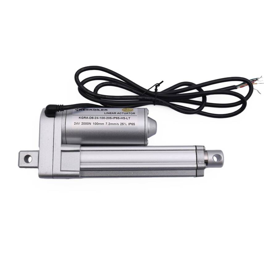 KGRA 24V 100MM 2000N IP65 Hall Sensor Linear Actuator Motor - 1