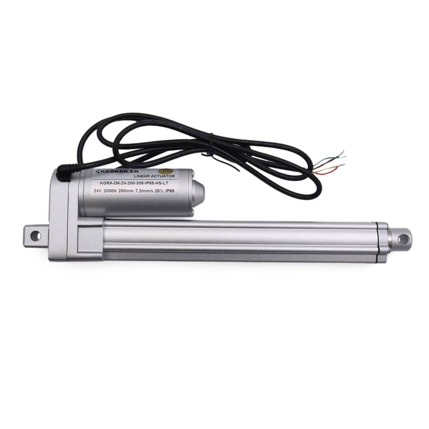 KGRA 24V 200MM 2000N IP65 Hall Sensor Linear Actuator Motor - 1