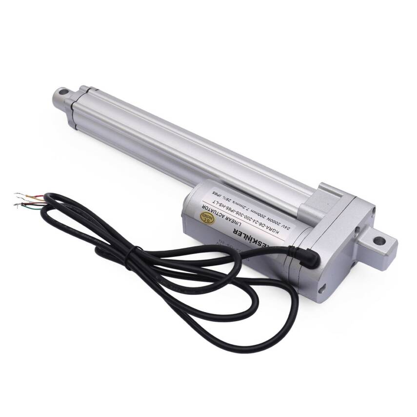 KGRA 24V 200MM 2000N IP65 Hall Sensörlü Lineer Motor - 3