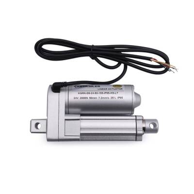 KGRA 24V 25MM 2000N IP65 Hall Sensörlü Lineer Motor - 1