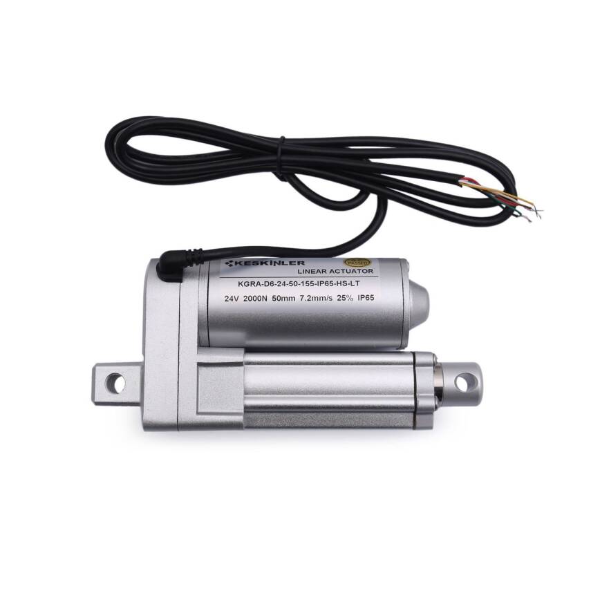 KGRA 24V 25MM 2000N IP65 Hall Sensörlü Lineer Motor - 1