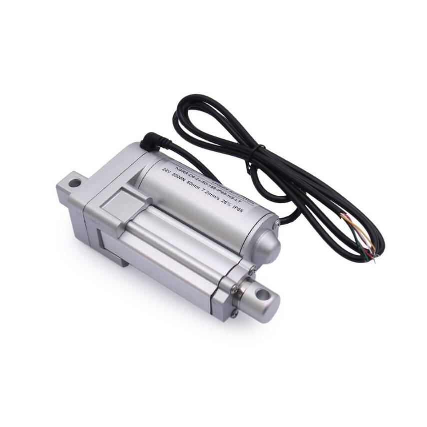 KGRA 24V 50MM 2000N IP65 Hall Sensörlü Lineer Motor - 2