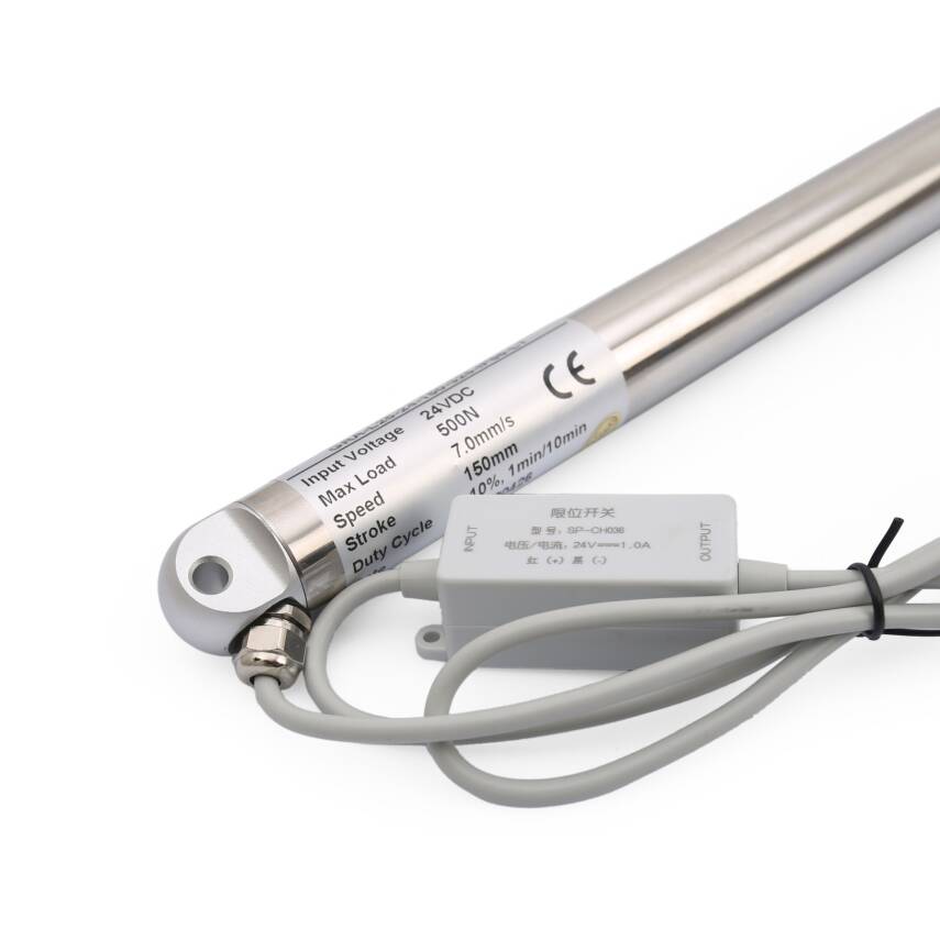 KRA-L25 24V 150mm 500N IP66 Tubular Lineer Motor - 3
