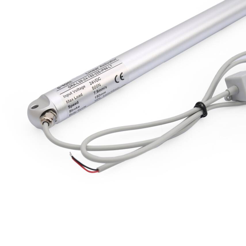 KRA-L28 24V 150mm 500N IP66 Tubular Linear Actuator Motor - 3