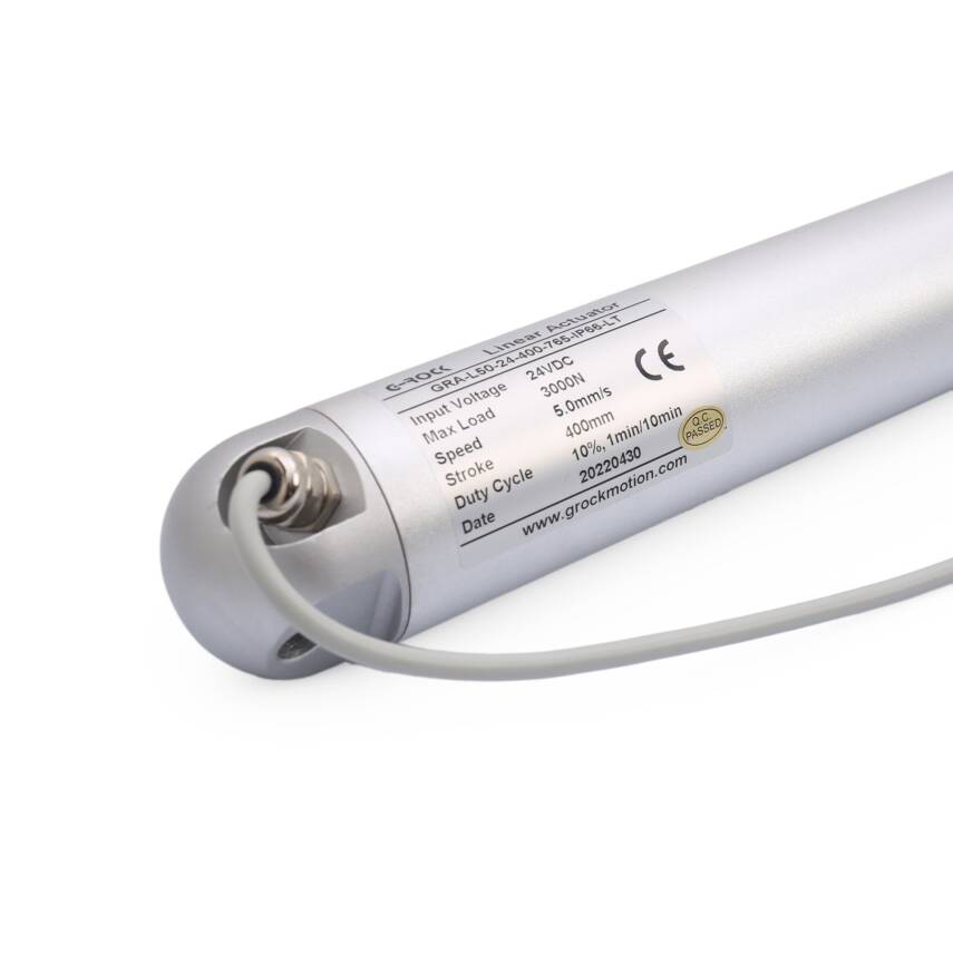 KRA-L50 24V 400mm 3000N IP66 Tubular Linear Motor - 3