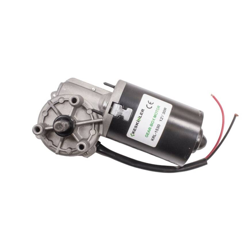 KRL-1530 12V DC 55 RPM Sol Cam Silecek Motoru - 2