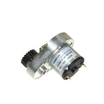 KS-RI 12V 80Rpm Geared DC Motor with Large Gears - Keskinler