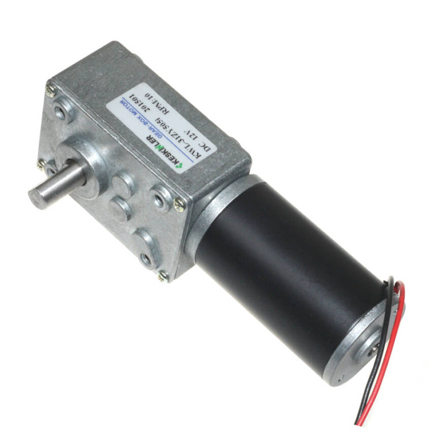 KWL-31ZY 12V 10Rpm Geared L-Shaped DC Motor - 1