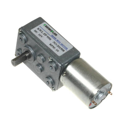 KWL-FP 12V 10RPM L Type DC Gear Motor - Keskinler