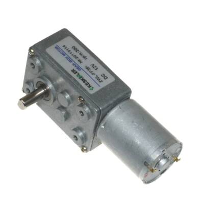 KWL-FP 12V 300RPM Geared L-Shaped DC Motor - 1