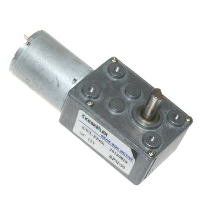 KWL-FP 12V 90RPM Geared L-Shaped DC Motor - 2