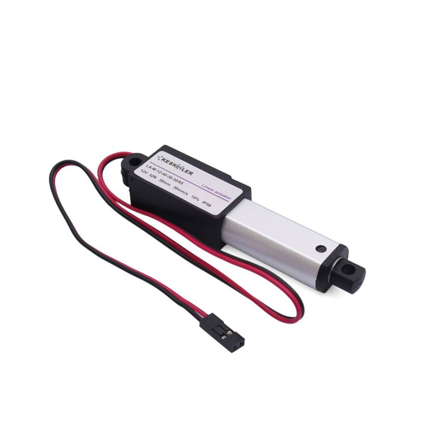 LA-M-12-40 12V 30mm 32N IP54 Mikro Lineer Motor - 2