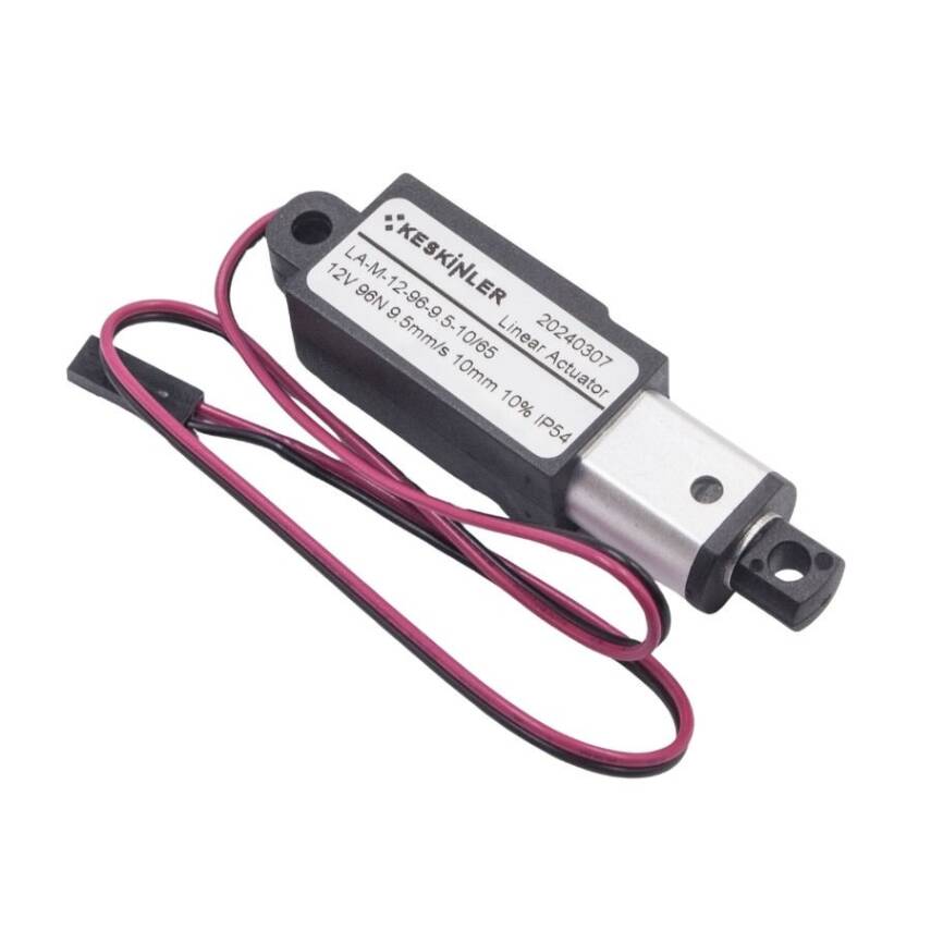 LA-M-12-96 12V 10mm 96N IP54 Mikro Lineer Motor - 3