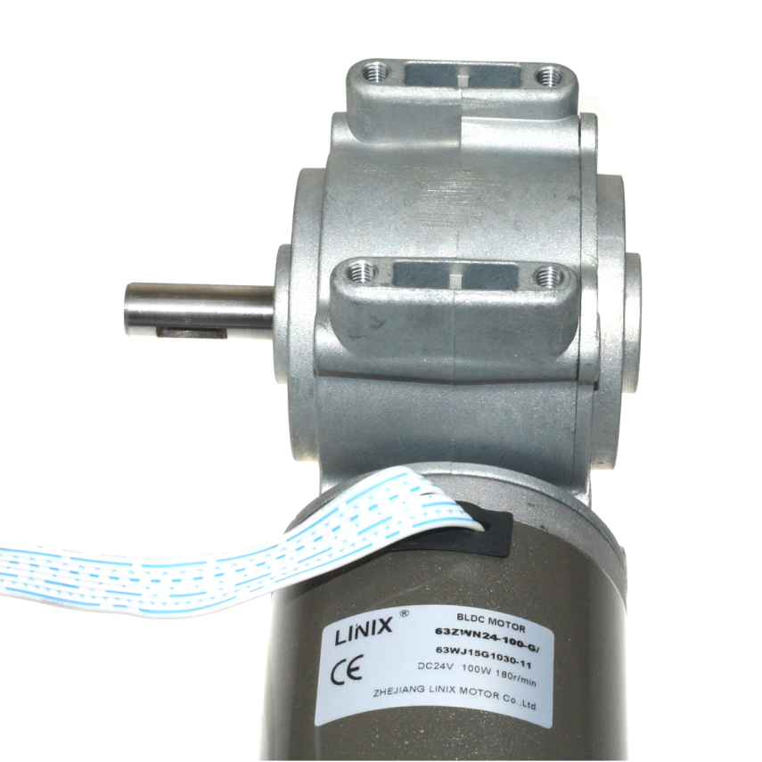 Linix BLDC Motor 63ZWN24-100-G/63WJ15G1030-11 DC 24V 100W 180r/min - 3