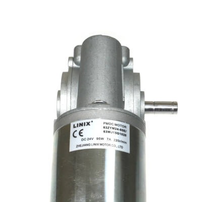 Linix PMDC Motor 63ZYM24-95E/63WJ15G1028 24V 95W 7A 220RPM Door Motor - 2