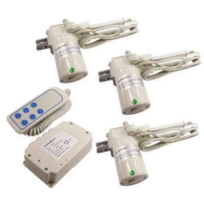 Remote Control Chair/Bed Motor Set - 3 Motors - 1