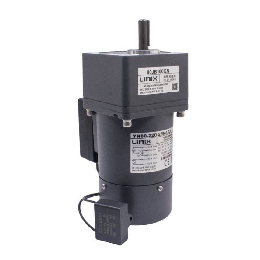 YN80-220-25 220V 26RPM Brake AC Motor - 80JB50GN - 2