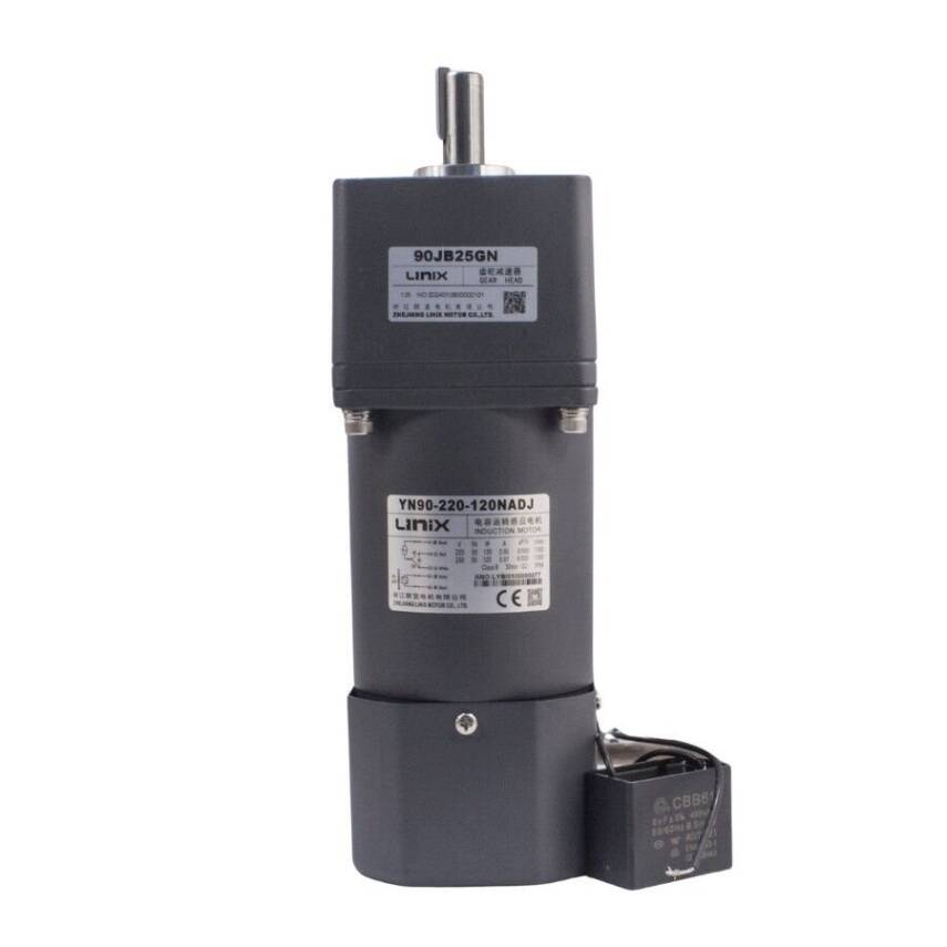 YN90-220-120 220V 52RPM Brake AC Motor - 90JB25GN - 2