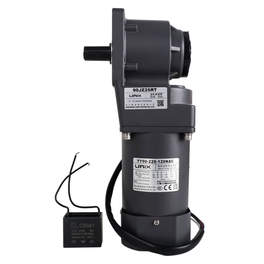 YY90-220-120 220V 120W 52RPM 90C AC Motor - 2