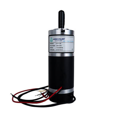 ZYT52RA 24V 110Rpm Planetary Geared Motor with Encoder - Keskinler