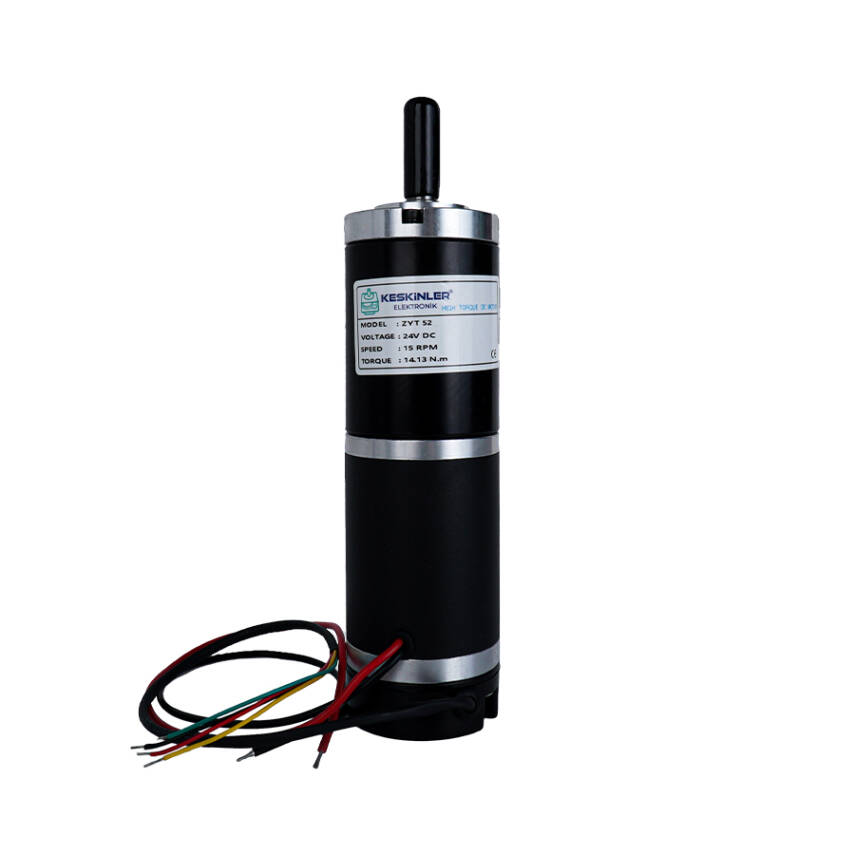 ZYT52RA 24V 15Rpm Planetary Geared Motor with Encoder - 1